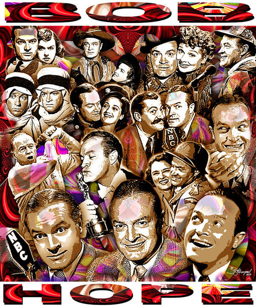 Bob Hope Tribute T-Shirt or Poster Print by Ed Seeman