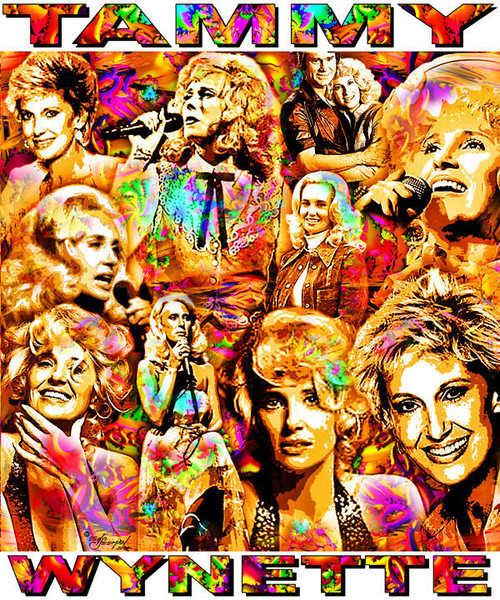 Tammy Wynette Tribute T-Shirt or Poster Print by Ed Seeman