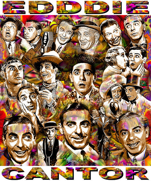 Eddie Cantor Tribute T-Shirt or Poster Print by Ed Seeman