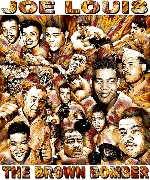 Joe Louis Tribute T-Shirt or Poster Print by Ed Seeman