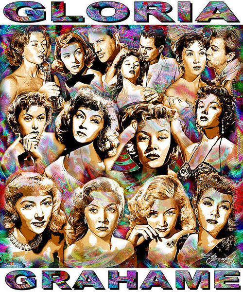 Gloria Grahame Tribute T-Shirt or Poster Print by Ed Seeman