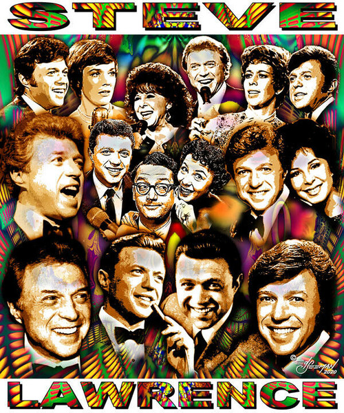 Steve Lawrence Tribute T-Shirt or Poster Print by Ed Seeman