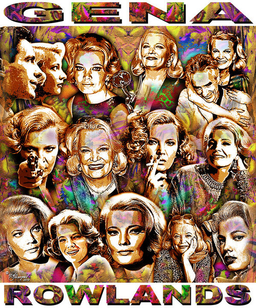 Gena Rowlands Tribute T-Shirt or Poster Print by Ed Seeman