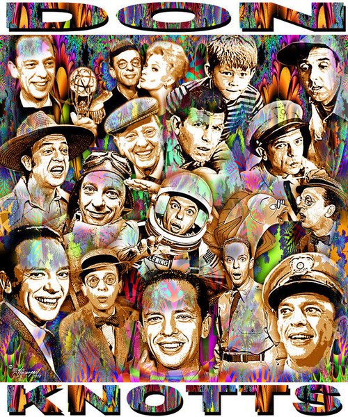 Don Knotts Tribute T-Shirt or Poster Print by Ed Seeman