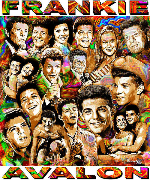 Frankie Avalon Tribute T-Shirt or Poster Print by Ed Seeman