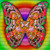 "BUTTERFLY PATCHWORK DIGITAL T-SHIRT OR POSTER PRINT BY ED SEEMAN