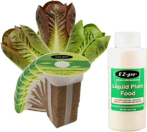 EZ-GRO Mixed Mini Romaine Seed 9-Pod Kit for indoor Hydroponic Growing Systems