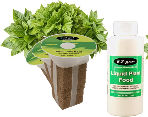 EZ-GRO International Basil Seed 3 Pod Kit for indoor Hydroponic Growing Systems