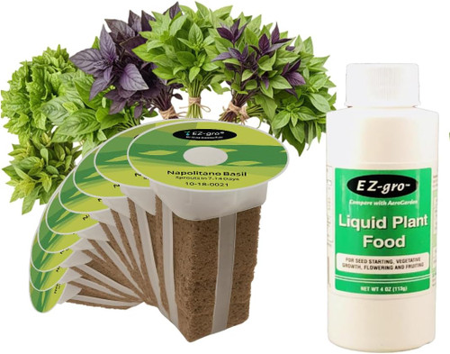 EZ-GRO International Basil Seed 9 Pod Kit for indoor Hydroponic Growing Systems