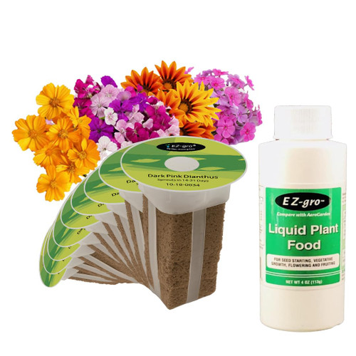 EZ-GRO Mountain Meadows Flowers 9 Pod Kit for indoor Hydroponic Growing Systems