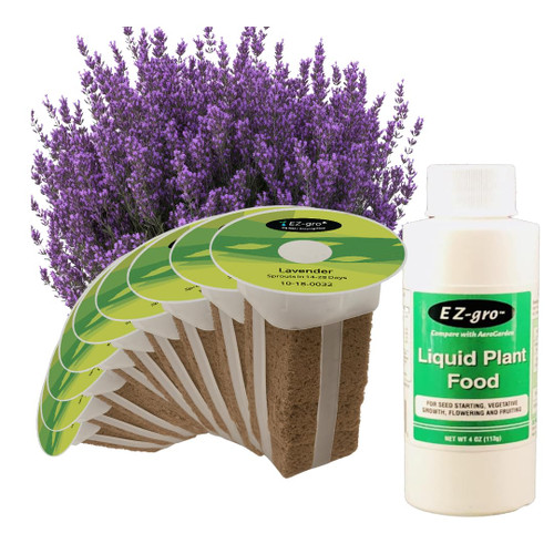 EZ-GRO lavender 9 Pod Kit for indoor Hydroponic Growing Systems
