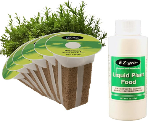 EZ-GRO Culinary Rosemary 6 Pod Kit for indoor Hydroponic Growing Systems