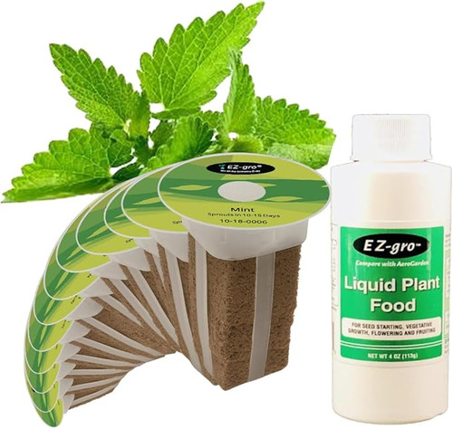 EZ-GRO Common Mint Pod Kit for indoor Hydroponic Growing Systems