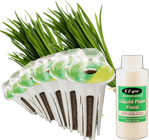 EZ-gro Culinary Onion Chives pre-seeded 3-pod kit made with Oasis® substrates for hydroponic growing systems