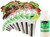 EZ-gro Coleus Colorful pre-seeded hydroponic seed 9-pod kit with OASIS Substrates sponges.