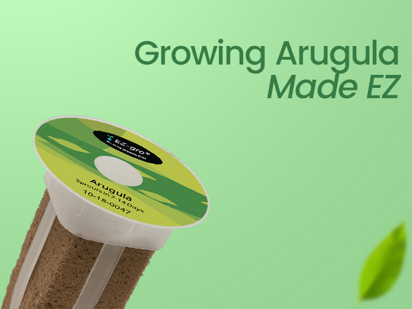 EZ-gro Arugula growing made EZ with no-assembly pre-seeded hydroponic 3-pods