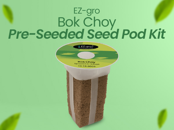 EZ-gro Bok Choy pre-seeded hydroponic 3-pod kit 