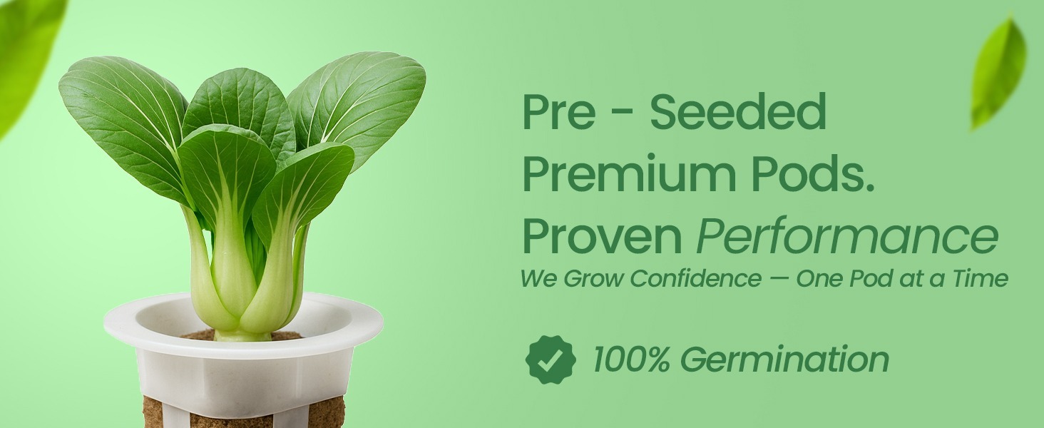 EZ-gro Salad Green mix premium hydroponic 9-pods with proven performance