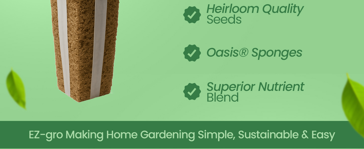 Simple sustainable indoor herb gardening with EZ-gro Bok Choy 3-pods hydroponic seed