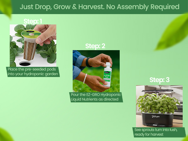 Gourmet Herbs 9-pod kit grow and harvest with no assembly required
