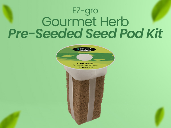 Gourmet Herbs 3-pod pre-seeded hydroponic kit