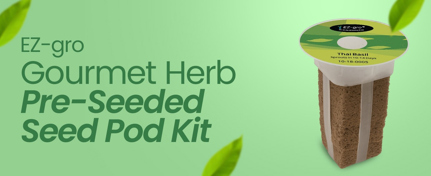 Gourmet Herbs 9-pod pre-seeded hydroponic kit