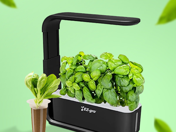 Simple sustainable indoor herb gardening with EZ-gro Gourmet Herb hydroponic seed 9-pods