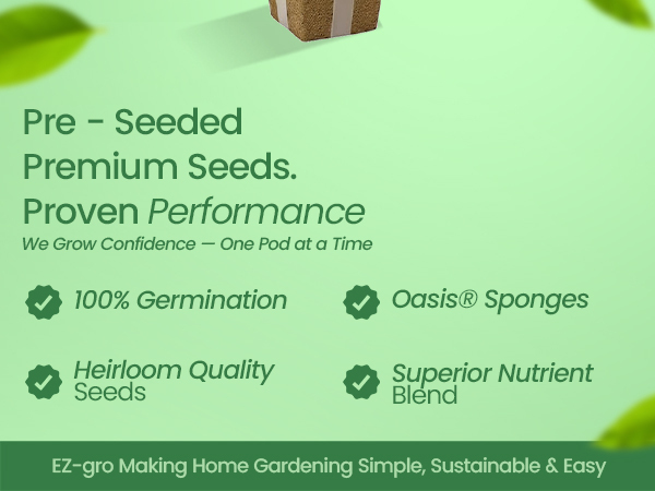 EZ-gro Phlox Mix 3 pre-seeded premium hydroponic 3-pods with proven performance
