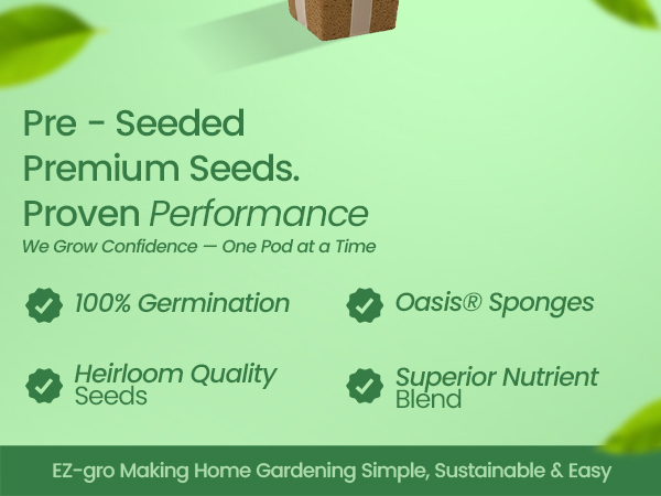 Premium EZ-gro Red Robin Cherry Tomato pre-seeded 3-pods with Oasis® substrates for strong roots