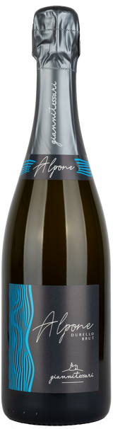 Alpone Durello Brut - bright straw yellow color, long lasting perlage with fine grain. Wildflower fragrances and white pulp fruit. Dry flavor, lively, slightly fruited with a definite citric vein.
