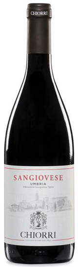 Chiorri Sangiovese IGT - in the glass it is ruby red with purple reflection in the mouth this wine is full with generous tannins.