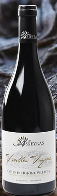 DOMAINE LES ASSEYRAS - COTE DU RHONE VILLAGES - 2019 - Côtes-du-Rhône Villages is the second largest appellation in the Rhône. Producers are required to adhere to stricter wine growing and wine making rules than those prescribed for Côtes du Rhône. In the red wines the Grenache grape must be present at not less than 50%