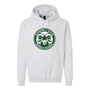 Centered RAMS Logo above pouch pocket.