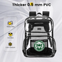 RAMS Clear Heavy Duty Backpack 16"