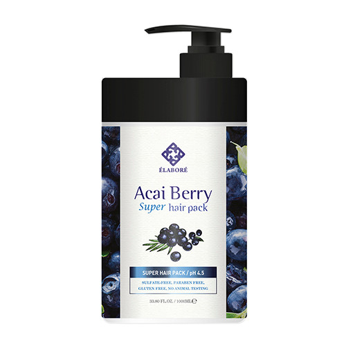 Elabore Acai Berry Super Hair Pack 33.80fl.oz/ 1000ml
