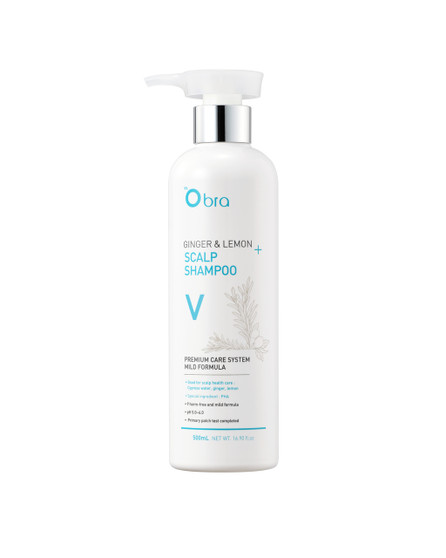 Obra Ginger & Lemon Scalp Volume Shampoo 500ml