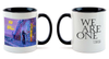 11-Ounce Ceramic Mug 3.75" H and 11-oz capacity.