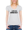 -LOVE IS A HUMAN RIGHT T-SHIRT