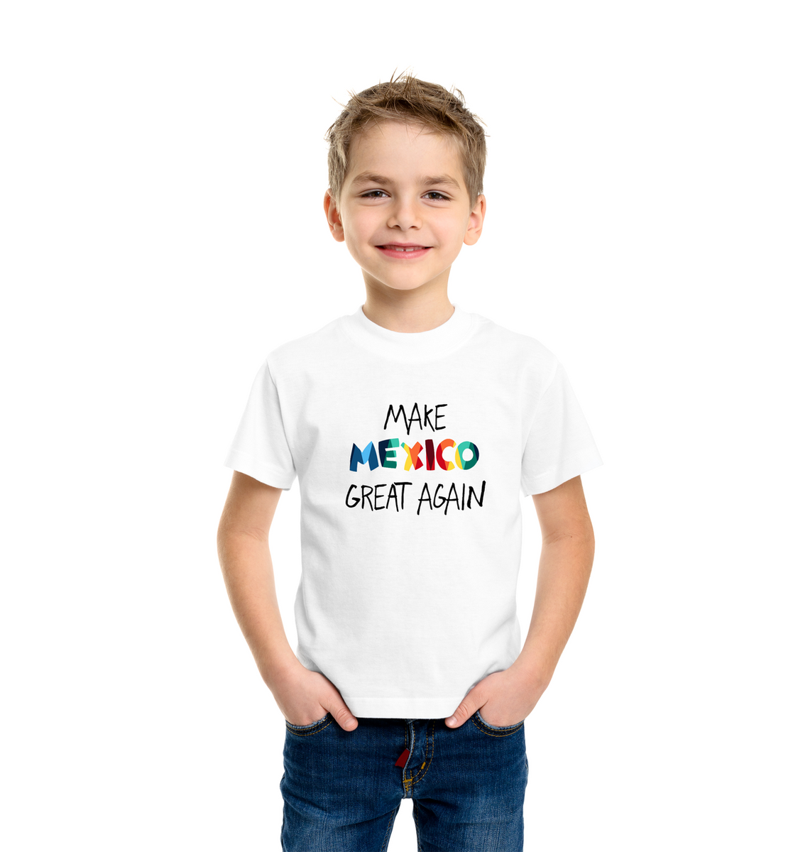 MEXICO AGAIN UNISEX T SHIRT - WE ARE ONE BY JAFF