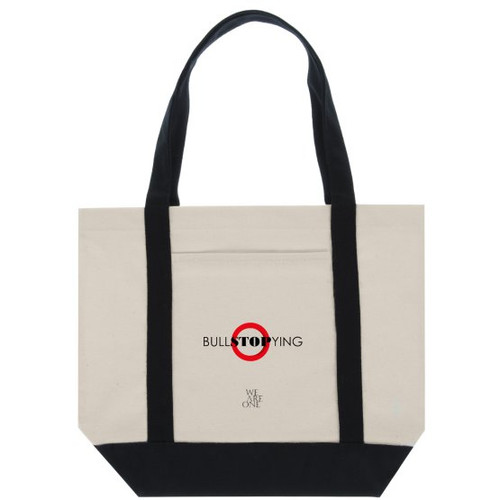 Great for School or grab your grocery list and hit the market with the Classic Cotton Tote Bag Two-Tone Deluxe. This Tote is great for anything from running errands to hitting the beach. 

- 11oz., 100% canvas cotton
- 14.96" H x 18.5" W x 4.72" L dimensions
- Handle Height is 11.02"