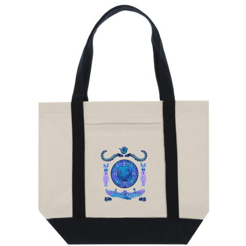 Great for School or grab your grocery list and hit the market with the Classic Cotton Tote Bag Two-Tone Deluxe. This Tote is great for anything from running errands to hitting the beach. 

- 11oz., 100% canvas cotton
- 14.96" H x 18.5" W x 4.72" L dimensions
- Handle Height is 11.02"