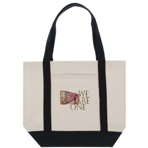 Great for School or grab your grocery list and hit the market with the Classic Cotton Tote Bag Two-Tone Deluxe. This Tote is great for anything from running errands to hitting the beach. 

- 11oz., 100% canvas cotton
- 14.96" H x 18.5" W x 4.72" L dimensions
- Handle Height is 11.02"