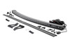Jeep 50-inch Single Row Black Series Curved LED Light Bar Upper Windshield Kit 84-01 Jeep XJ Cherokee Rough Country