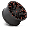 D787 22X10 5X5.5/150 M-BLK RD-MILL -18MM