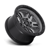 D701 17X9 6X5.5 MT-GNMTL-BBR -12MM