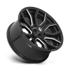 D711 22X10 8X6.5 GL-BLK-MIL -18MM