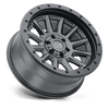 BRDGR 17X8.5 5X4.5 GUN-BLK -18MM
