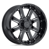 BRSRA 17X9 8X6.5 G-BLK-MILL -12MM