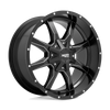 MO970 17X9 5X5.0/5.5 SG-BLK-MILL -12MM