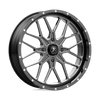 MA45 22X7 4X137 G-BLK MILL 00MM